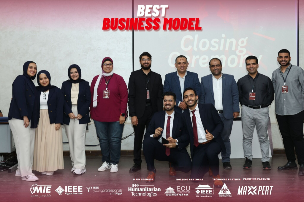 Made In Egypt Competition certificate — Best Business Model Award
